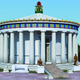 Reconstruction of the rotunda at the Temple of Asclepius at Epidaurus